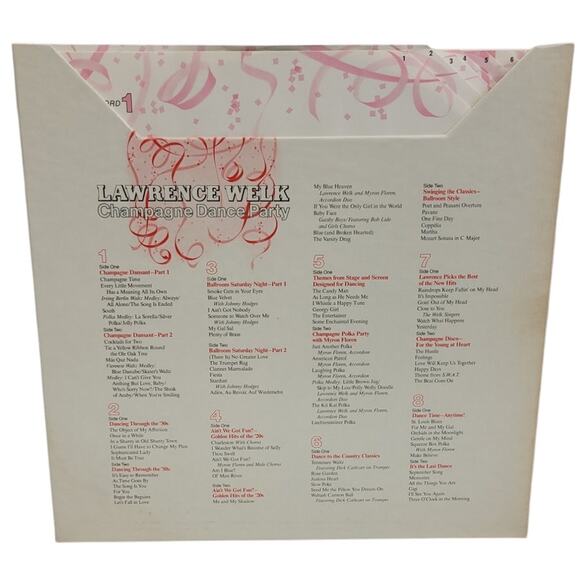 Vintage 1978 Reader's Digest Lawrence Welk Champagne Dance Party 8 Record Set - Picture 2 of 6
